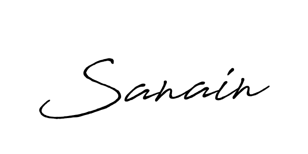 Once you've used our free online signature maker to create your best signature Antro_Vectra_Bolder style, it's time to enjoy all of the benefits that Sanain name signing documents. Sanain signature style 7 images and pictures png