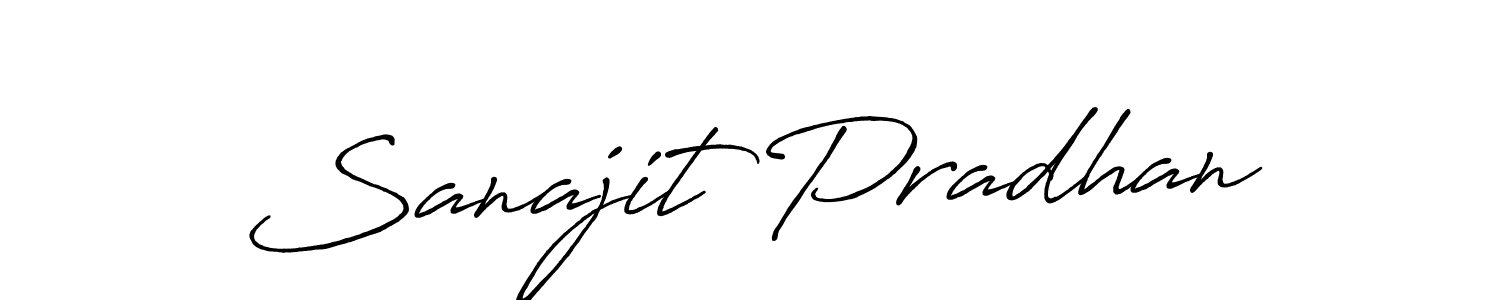 Make a beautiful signature design for name Sanajit Pradhan. Use this online signature maker to create a handwritten signature for free. Sanajit Pradhan signature style 7 images and pictures png