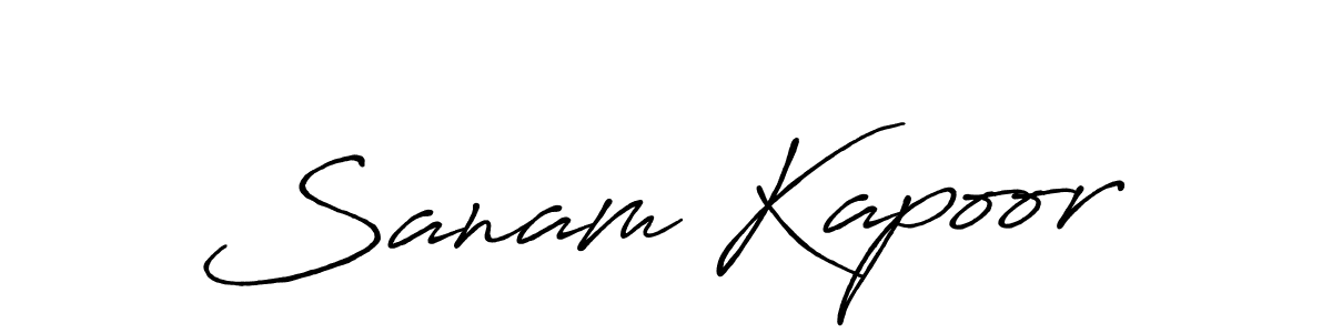 You should practise on your own different ways (Antro_Vectra_Bolder) to write your name (Sanam Kapoor) in signature. don't let someone else do it for you. Sanam Kapoor signature style 7 images and pictures png