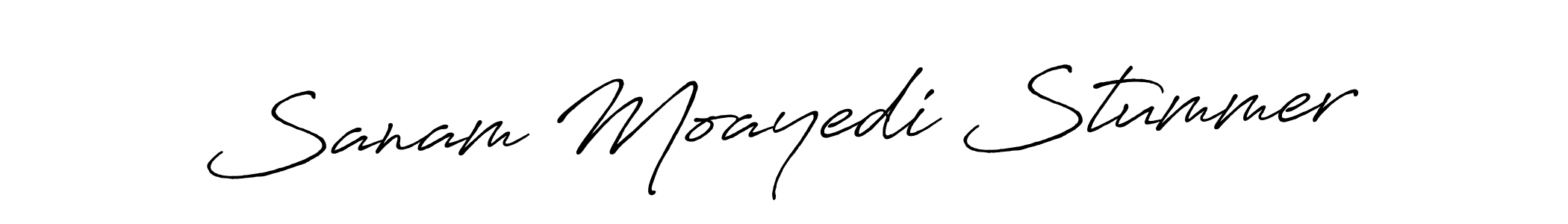 Here are the top 10 professional signature styles for the name Sanam Moayedi Stummer. These are the best autograph styles you can use for your name. Sanam Moayedi Stummer signature style 7 images and pictures png