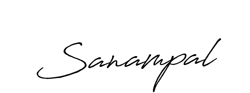 Create a beautiful signature design for name Sanampal. With this signature (Antro_Vectra_Bolder) fonts, you can make a handwritten signature for free. Sanampal signature style 7 images and pictures png