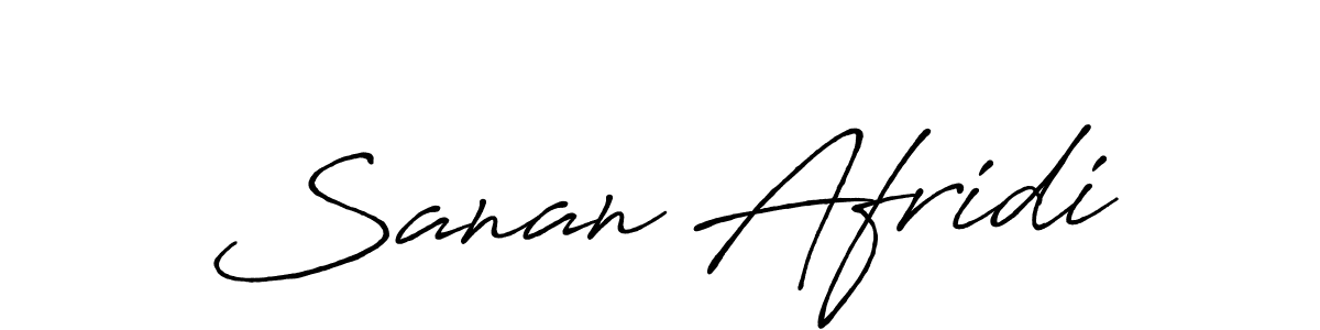Sanan Afridi stylish signature style. Best Handwritten Sign (Antro_Vectra_Bolder) for my name. Handwritten Signature Collection Ideas for my name Sanan Afridi. Sanan Afridi signature style 7 images and pictures png