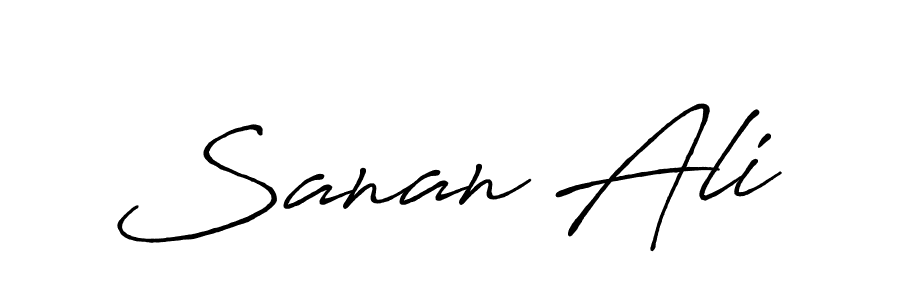 It looks lik you need a new signature style for name Sanan Ali. Design unique handwritten (Antro_Vectra_Bolder) signature with our free signature maker in just a few clicks. Sanan Ali signature style 7 images and pictures png