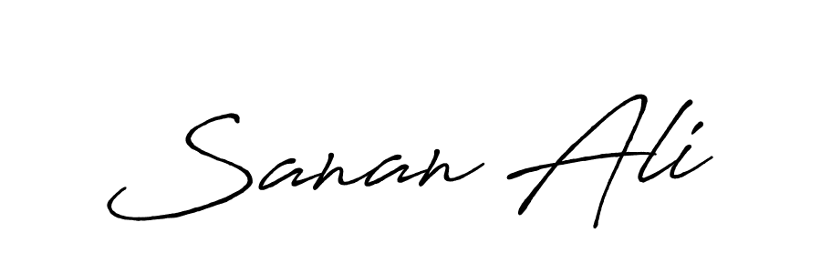 The best way (Antro_Vectra_Bolder) to make a short signature is to pick only two or three words in your name. The name Sanan Ali include a total of six letters. For converting this name. Sanan Ali signature style 7 images and pictures png