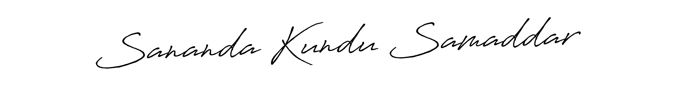 Make a beautiful signature design for name Sananda Kundu Samaddar. Use this online signature maker to create a handwritten signature for free. Sananda Kundu Samaddar signature style 7 images and pictures png