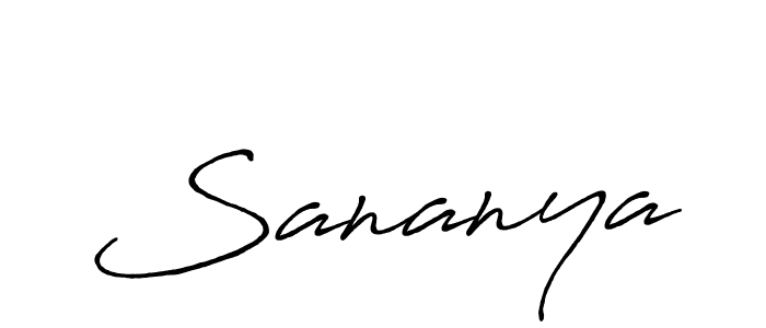 Make a beautiful signature design for name Sananya. Use this online signature maker to create a handwritten signature for free. Sananya signature style 7 images and pictures png