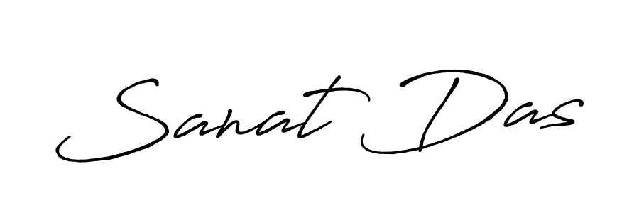 Design your own signature with our free online signature maker. With this signature software, you can create a handwritten (Antro_Vectra_Bolder) signature for name Sanat Das. Sanat Das signature style 7 images and pictures png