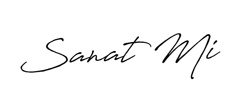 Check out images of Autograph of Sanat Mi name. Actor Sanat Mi Signature Style. Antro_Vectra_Bolder is a professional sign style online. Sanat Mi signature style 7 images and pictures png