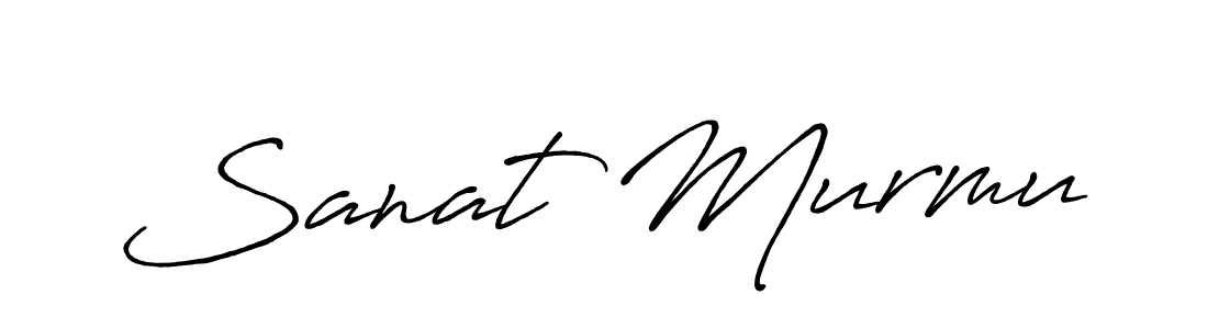 The best way (Antro_Vectra_Bolder) to make a short signature is to pick only two or three words in your name. The name Sanat Murmu include a total of six letters. For converting this name. Sanat Murmu signature style 7 images and pictures png