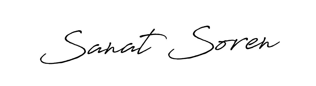 Make a beautiful signature design for name Sanat Soren. Use this online signature maker to create a handwritten signature for free. Sanat Soren signature style 7 images and pictures png