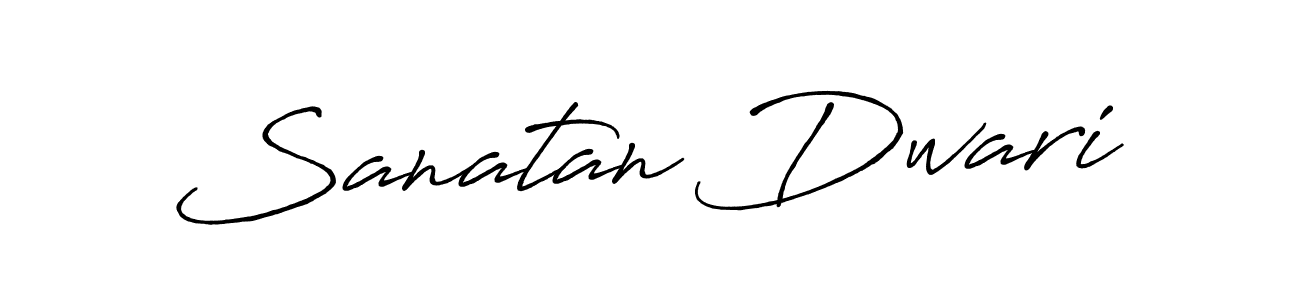 Sanatan Dwari stylish signature style. Best Handwritten Sign (Antro_Vectra_Bolder) for my name. Handwritten Signature Collection Ideas for my name Sanatan Dwari. Sanatan Dwari signature style 7 images and pictures png