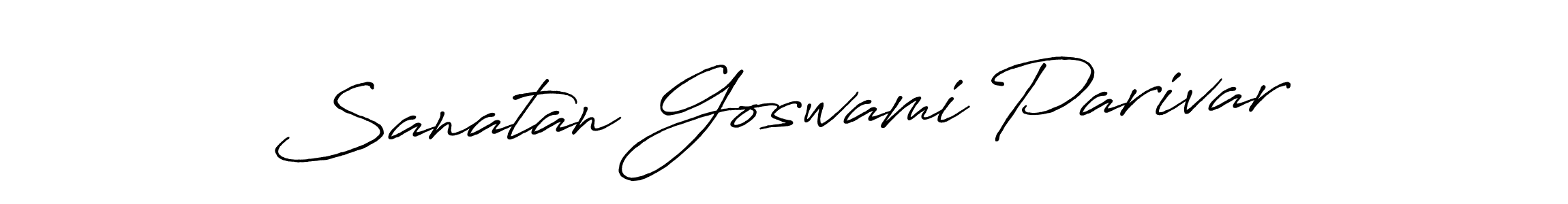 How to Draw Sanatan Goswami Parivar signature style? Antro_Vectra_Bolder is a latest design signature styles for name Sanatan Goswami Parivar. Sanatan Goswami Parivar signature style 7 images and pictures png