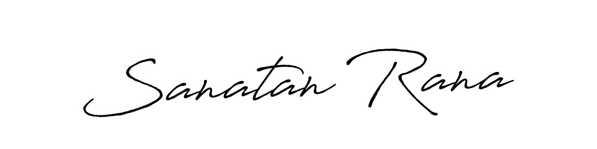 Create a beautiful signature design for name Sanatan Rana. With this signature (Antro_Vectra_Bolder) fonts, you can make a handwritten signature for free. Sanatan Rana signature style 7 images and pictures png