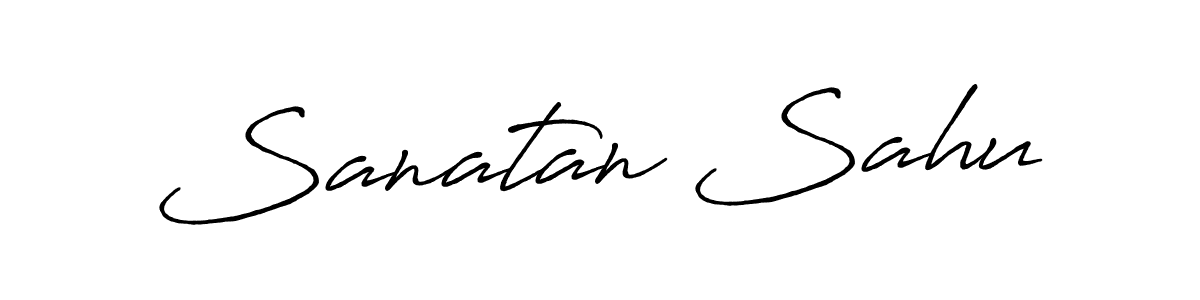 Create a beautiful signature design for name Sanatan Sahu. With this signature (Antro_Vectra_Bolder) fonts, you can make a handwritten signature for free. Sanatan Sahu signature style 7 images and pictures png