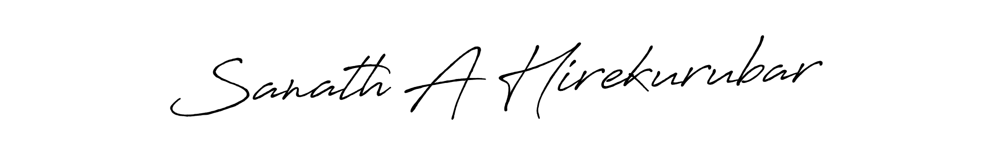 Similarly Antro_Vectra_Bolder is the best handwritten signature design. Signature creator online .You can use it as an online autograph creator for name Sanath A Hirekurubar. Sanath A Hirekurubar signature style 7 images and pictures png