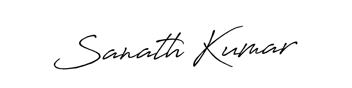 Also we have Sanath Kumar name is the best signature style. Create professional handwritten signature collection using Antro_Vectra_Bolder autograph style. Sanath Kumar signature style 7 images and pictures png