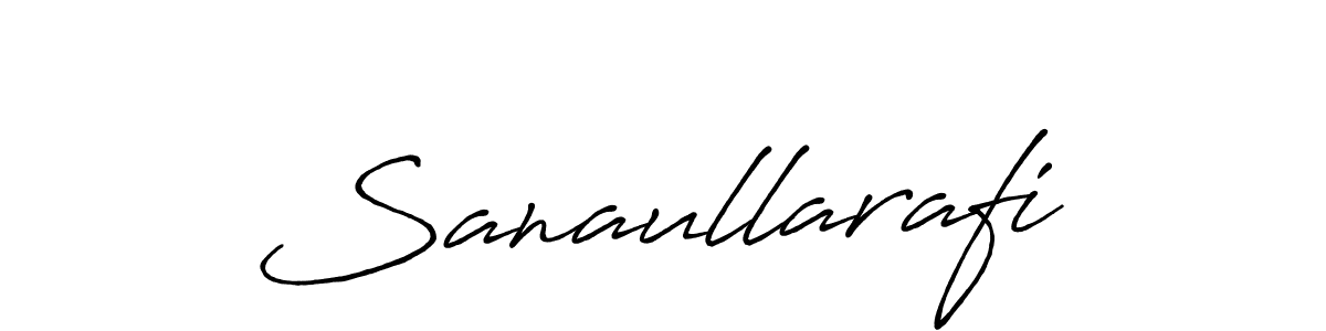 How to make Sanaullarafi signature? Antro_Vectra_Bolder is a professional autograph style. Create handwritten signature for Sanaullarafi name. Sanaullarafi signature style 7 images and pictures png