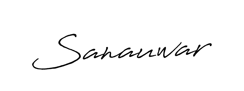 Create a beautiful signature design for name Sanauwar. With this signature (Antro_Vectra_Bolder) fonts, you can make a handwritten signature for free. Sanauwar signature style 7 images and pictures png