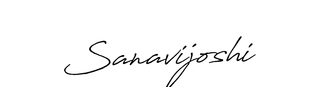 Once you've used our free online signature maker to create your best signature Antro_Vectra_Bolder style, it's time to enjoy all of the benefits that Sanavijoshi name signing documents. Sanavijoshi signature style 7 images and pictures png