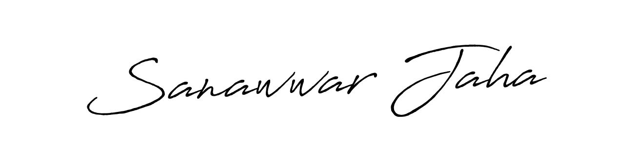 How to Draw Sanawwar Jaha signature style? Antro_Vectra_Bolder is a latest design signature styles for name Sanawwar Jaha. Sanawwar Jaha signature style 7 images and pictures png