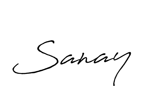 Make a beautiful signature design for name Sanay. Use this online signature maker to create a handwritten signature for free. Sanay signature style 7 images and pictures png