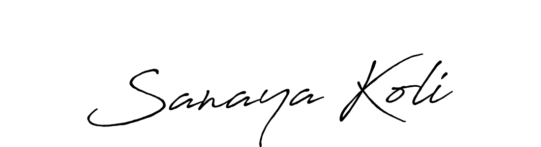 Similarly Antro_Vectra_Bolder is the best handwritten signature design. Signature creator online .You can use it as an online autograph creator for name Sanaya Koli. Sanaya Koli signature style 7 images and pictures png