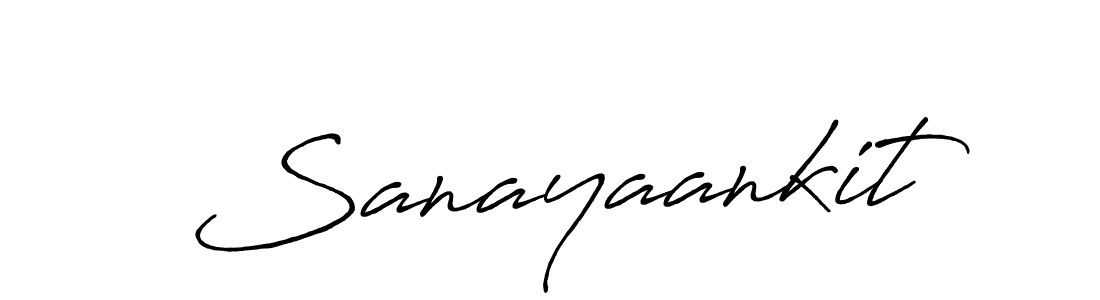 Also You can easily find your signature by using the search form. We will create Sanayaankit name handwritten signature images for you free of cost using Antro_Vectra_Bolder sign style. Sanayaankit signature style 7 images and pictures png