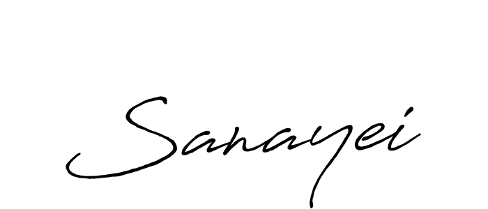 How to make Sanayei name signature. Use Antro_Vectra_Bolder style for creating short signs online. This is the latest handwritten sign. Sanayei signature style 7 images and pictures png