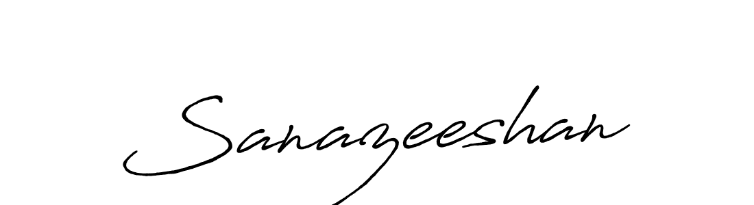 Make a beautiful signature design for name Sanazeeshan. Use this online signature maker to create a handwritten signature for free. Sanazeeshan signature style 7 images and pictures png