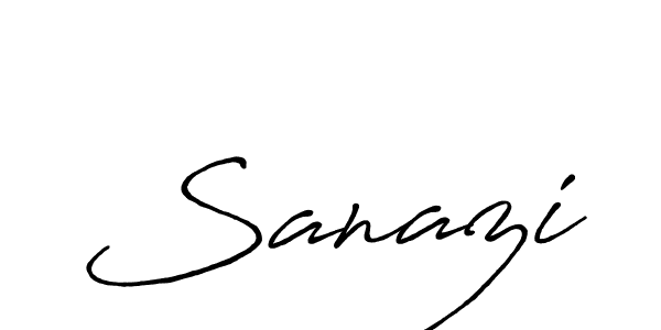 Similarly Antro_Vectra_Bolder is the best handwritten signature design. Signature creator online .You can use it as an online autograph creator for name Sanazi. Sanazi signature style 7 images and pictures png