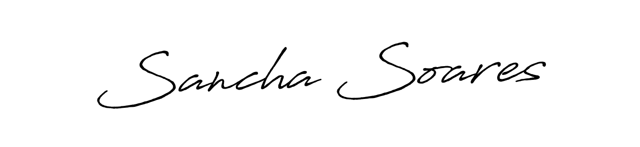 Once you've used our free online signature maker to create your best signature Antro_Vectra_Bolder style, it's time to enjoy all of the benefits that Sancha Soares name signing documents. Sancha Soares signature style 7 images and pictures png