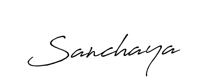 It looks lik you need a new signature style for name Sanchaya. Design unique handwritten (Antro_Vectra_Bolder) signature with our free signature maker in just a few clicks. Sanchaya signature style 7 images and pictures png