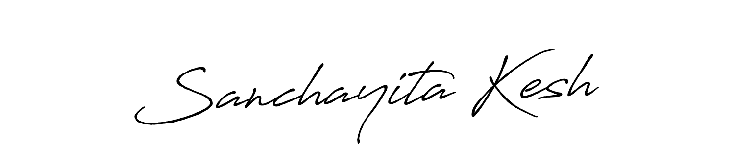 Antro_Vectra_Bolder is a professional signature style that is perfect for those who want to add a touch of class to their signature. It is also a great choice for those who want to make their signature more unique. Get Sanchayita Kesh name to fancy signature for free. Sanchayita Kesh signature style 7 images and pictures png