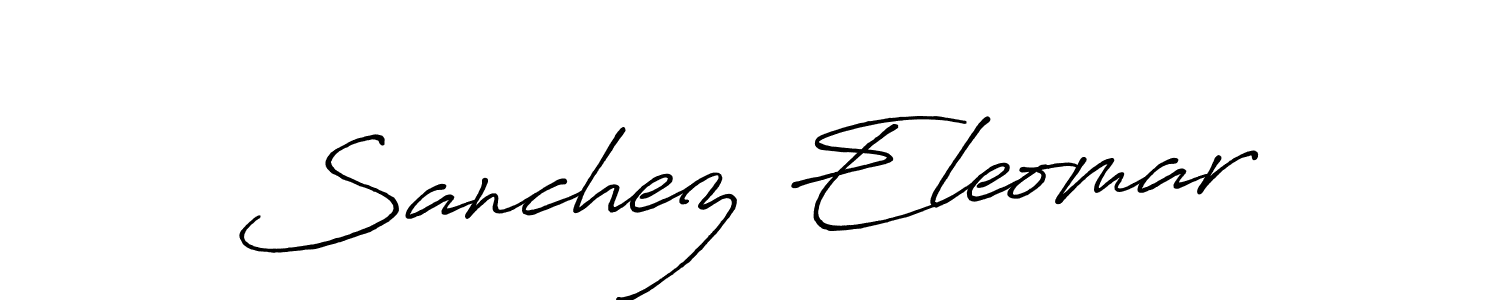 It looks lik you need a new signature style for name Sanchez Eleomar. Design unique handwritten (Antro_Vectra_Bolder) signature with our free signature maker in just a few clicks. Sanchez Eleomar signature style 7 images and pictures png