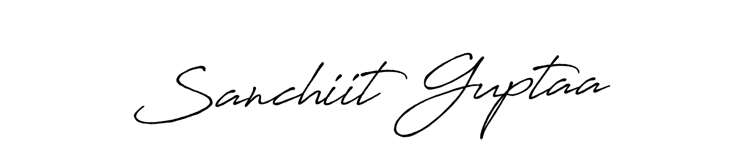 You can use this online signature creator to create a handwritten signature for the name Sanchiit Guptaa. This is the best online autograph maker. Sanchiit Guptaa signature style 7 images and pictures png