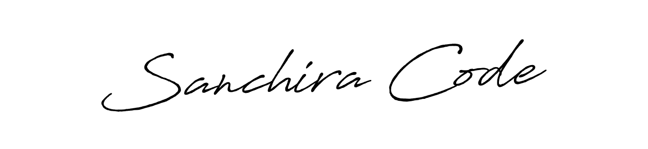 Make a short Sanchira Code signature style. Manage your documents anywhere anytime using Antro_Vectra_Bolder. Create and add eSignatures, submit forms, share and send files easily. Sanchira Code signature style 7 images and pictures png