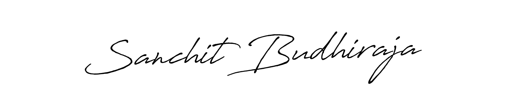 Also You can easily find your signature by using the search form. We will create Sanchit Budhiraja name handwritten signature images for you free of cost using Antro_Vectra_Bolder sign style. Sanchit Budhiraja signature style 7 images and pictures png