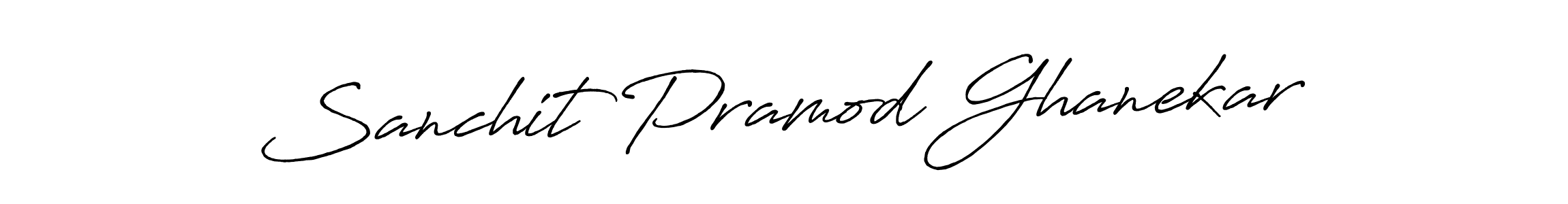 Similarly Antro_Vectra_Bolder is the best handwritten signature design. Signature creator online .You can use it as an online autograph creator for name Sanchit Pramod Ghanekar. Sanchit Pramod Ghanekar signature style 7 images and pictures png