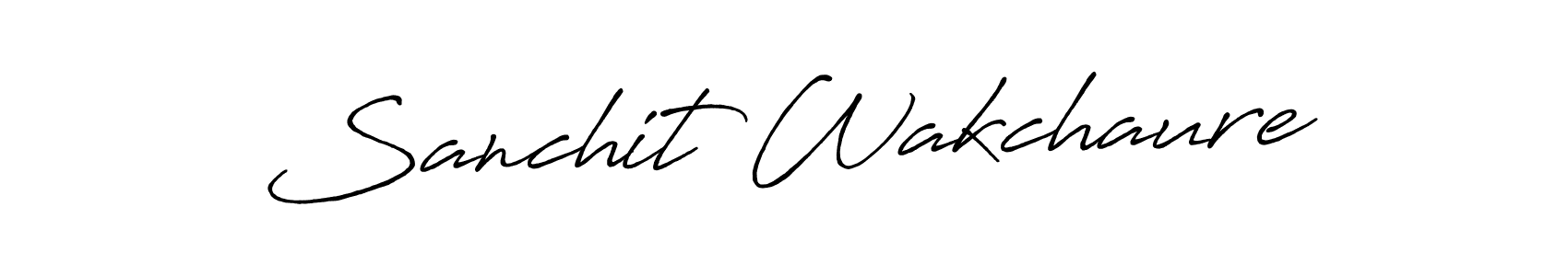 The best way (Antro_Vectra_Bolder) to make a short signature is to pick only two or three words in your name. The name Sanchit Wakchaure include a total of six letters. For converting this name. Sanchit Wakchaure signature style 7 images and pictures png