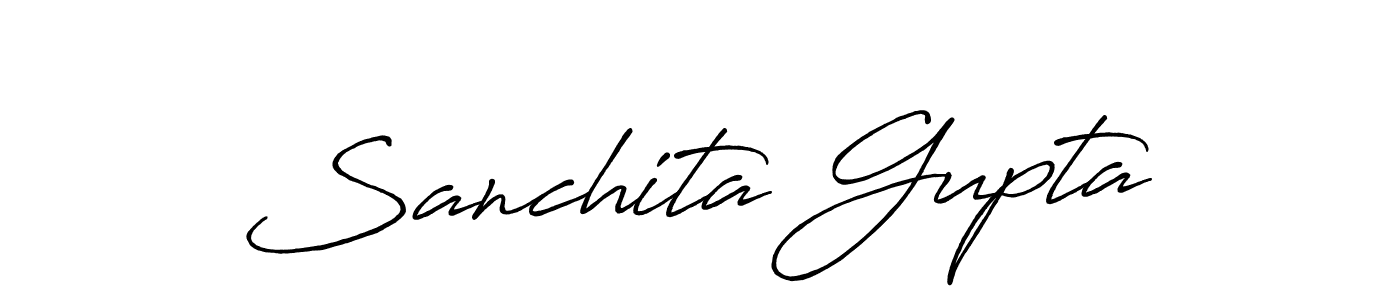 This is the best signature style for the Sanchita Gupta name. Also you like these signature font (Antro_Vectra_Bolder). Mix name signature. Sanchita Gupta signature style 7 images and pictures png