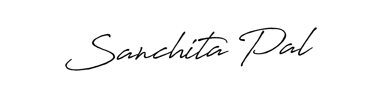 How to make Sanchita Pal signature? Antro_Vectra_Bolder is a professional autograph style. Create handwritten signature for Sanchita Pal name. Sanchita Pal signature style 7 images and pictures png