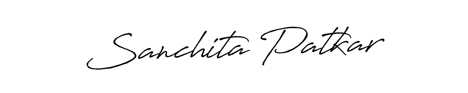 Make a beautiful signature design for name Sanchita Patkar. Use this online signature maker to create a handwritten signature for free. Sanchita Patkar signature style 7 images and pictures png