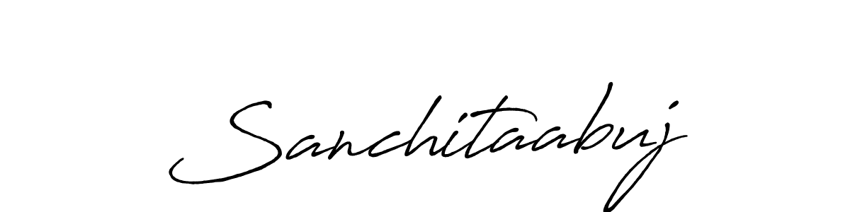 Also we have Sanchitaabuj name is the best signature style. Create professional handwritten signature collection using Antro_Vectra_Bolder autograph style. Sanchitaabuj signature style 7 images and pictures png