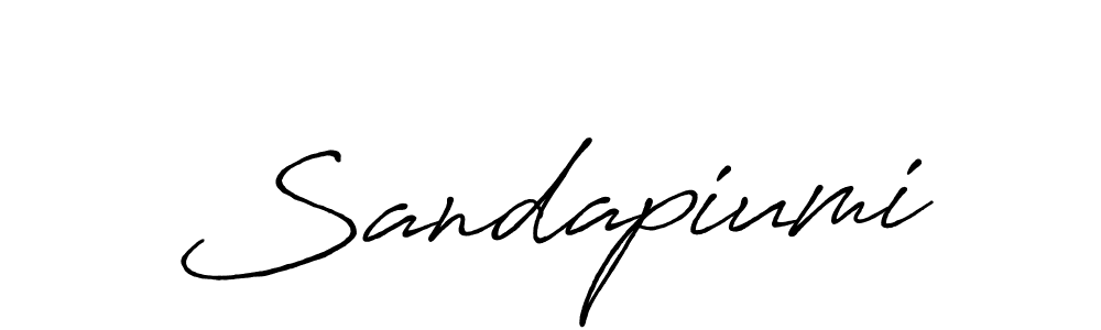 Make a beautiful signature design for name Sandapiumi. Use this online signature maker to create a handwritten signature for free. Sandapiumi signature style 7 images and pictures png