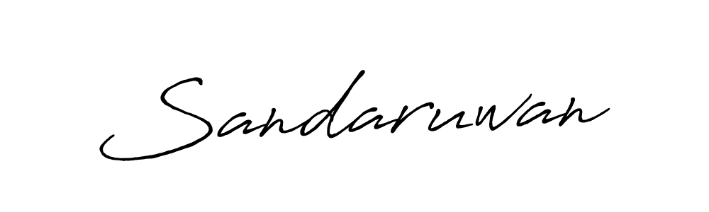 Similarly Antro_Vectra_Bolder is the best handwritten signature design. Signature creator online .You can use it as an online autograph creator for name Sandaruwan. Sandaruwan signature style 7 images and pictures png