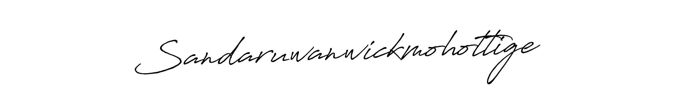 Create a beautiful signature design for name Sandaruwanwickmohottige. With this signature (Antro_Vectra_Bolder) fonts, you can make a handwritten signature for free. Sandaruwanwickmohottige signature style 7 images and pictures png