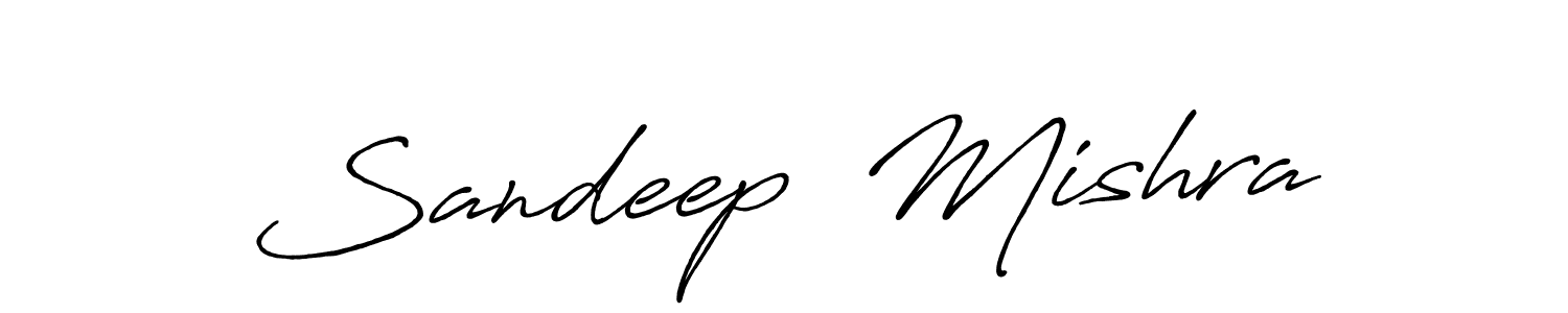 The best way (Antro_Vectra_Bolder) to make a short signature is to pick only two or three words in your name. The name Sandeep  Mishra include a total of six letters. For converting this name. Sandeep  Mishra signature style 7 images and pictures png
