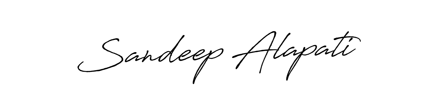 How to Draw Sandeep Alapati signature style? Antro_Vectra_Bolder is a latest design signature styles for name Sandeep Alapati. Sandeep Alapati signature style 7 images and pictures png