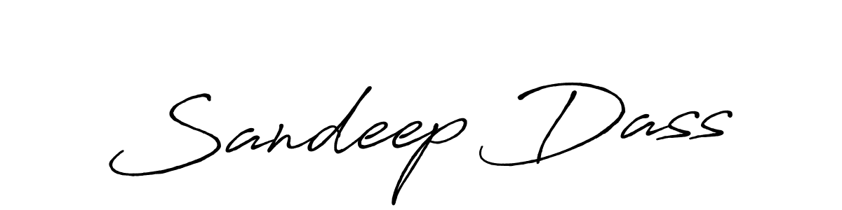 Make a beautiful signature design for name Sandeep Dass. With this signature (Antro_Vectra_Bolder) style, you can create a handwritten signature for free. Sandeep Dass signature style 7 images and pictures png