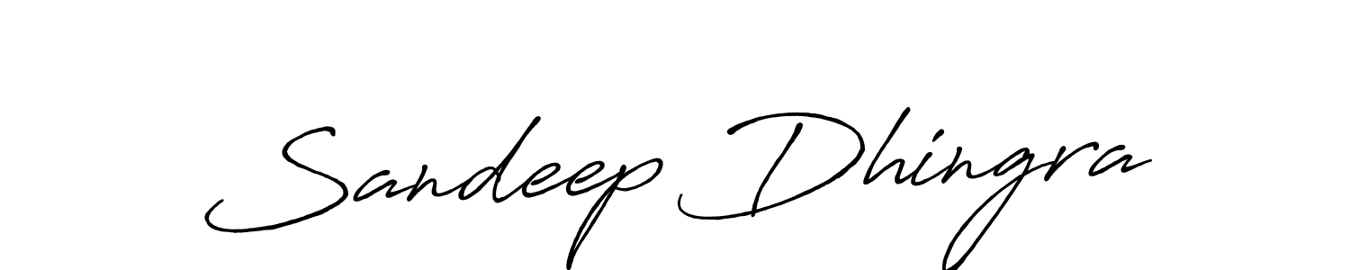 Use a signature maker to create a handwritten signature online. With this signature software, you can design (Antro_Vectra_Bolder) your own signature for name Sandeep Dhingra. Sandeep Dhingra signature style 7 images and pictures png